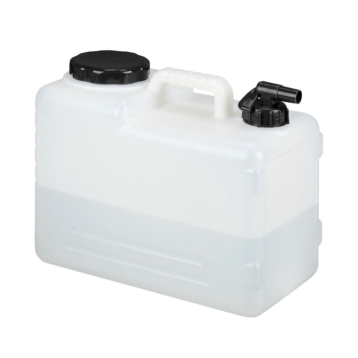 Бутилка за вода Northio, пластмасова, с чучур, широко гърло, 5L