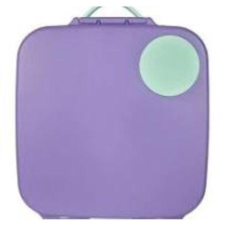 Caserola compartimentata LunchBox, +3 ani, 2 l, 2 l, Mov/Verde, B.Box