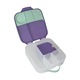 Caserola compartimentata LunchBox, +3 ani, 2 l, 2 l, Mov/Verde, B.Box