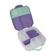 Caserola compartimentata LunchBox, +3 ani, 2 l, 2 l, Mov/Verde, B.Box