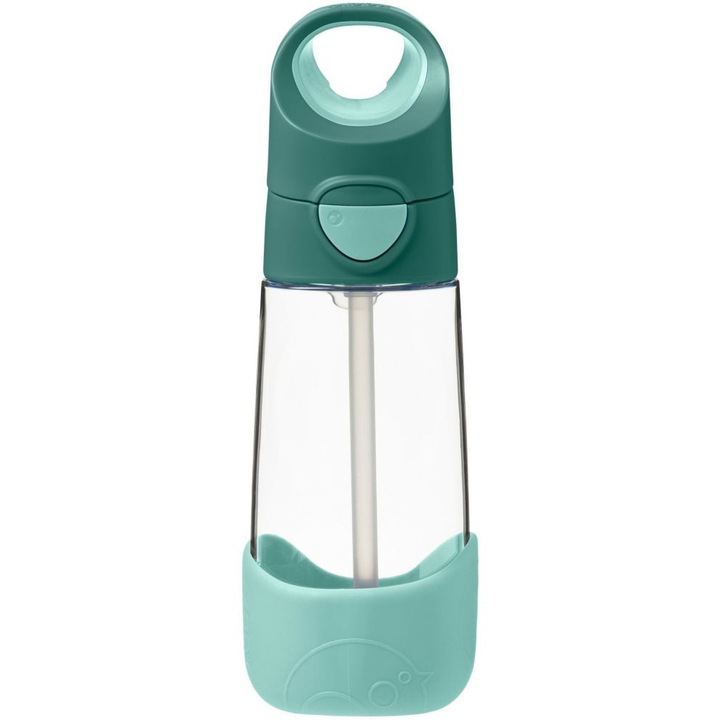 Tritán palack szívószállal, + 3 év, 600 ml, Zöld, BBOX