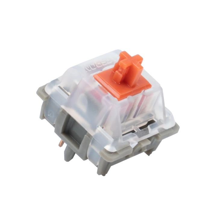 Set comutatoare Gateron Pro Ultra Glory Red, 110 buc, liniare, compatibile cu LED-uri SMD
