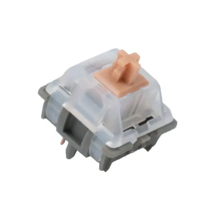 Комплект суичове Gateron Pro Ultra Glory, жълти, 110 броя, 5 пина, линеен тип