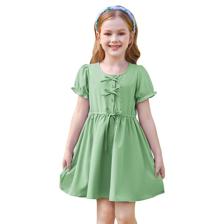 Rochie GRACE KARIN Maneca Scurta, Alb