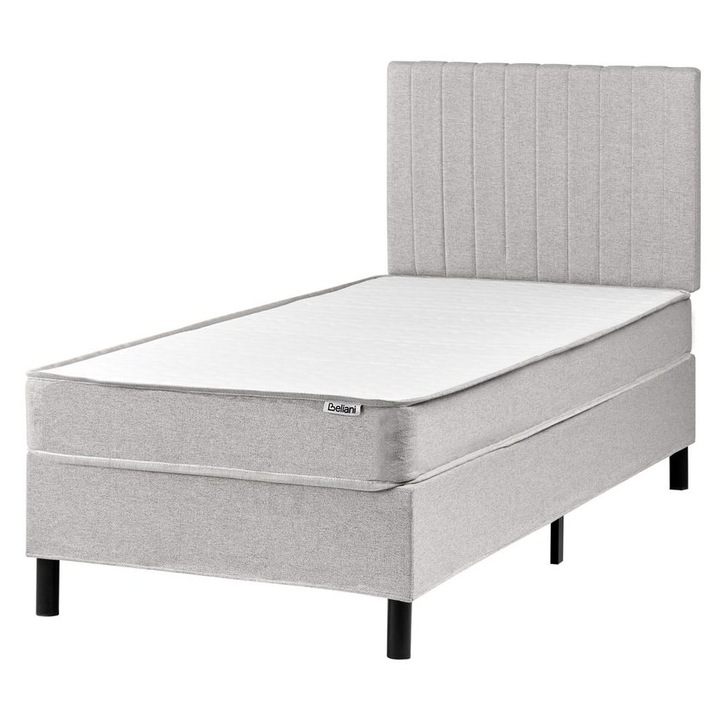 Franciaágy Countess 90 x 200 cm Világosszürke