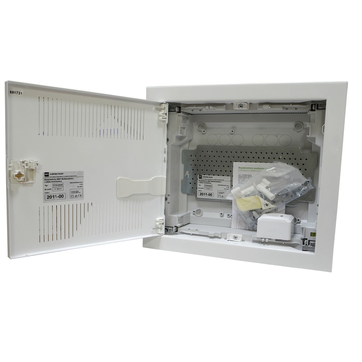 Elektromos elosztószekrények, MojeLedy, MSF RP 1x12, fehér, 94x329x358mm, IP30