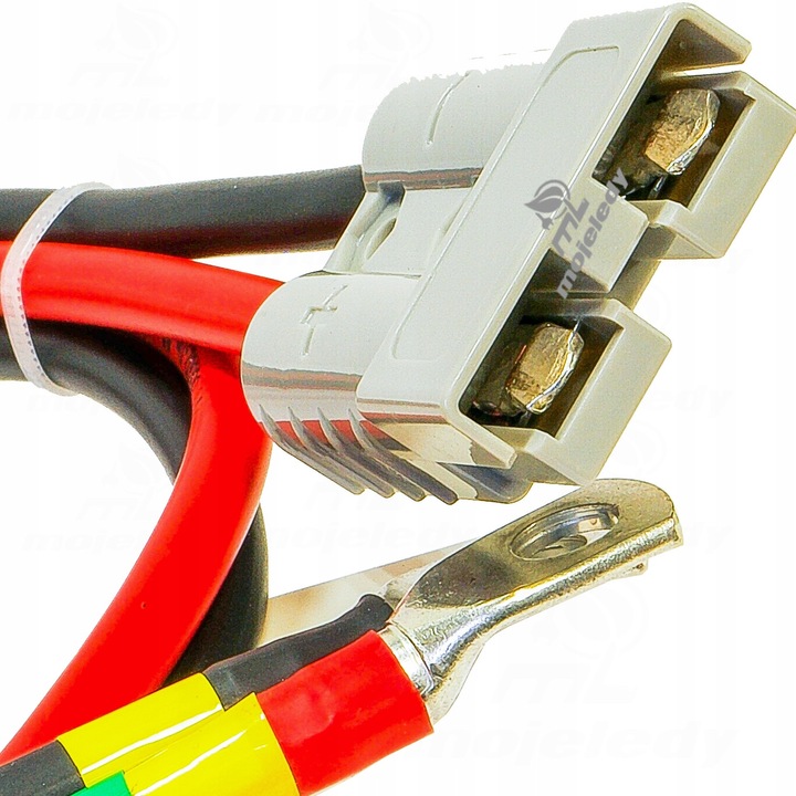 Set cabluri 150cm, MojeLedy, LGY 16mm, Anderson 50A, negru si rosu