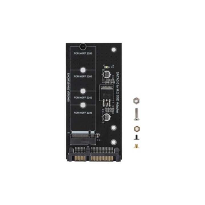 M.2 NGFF – SATA SSD 22-tűs adapter, IT kiegészítők