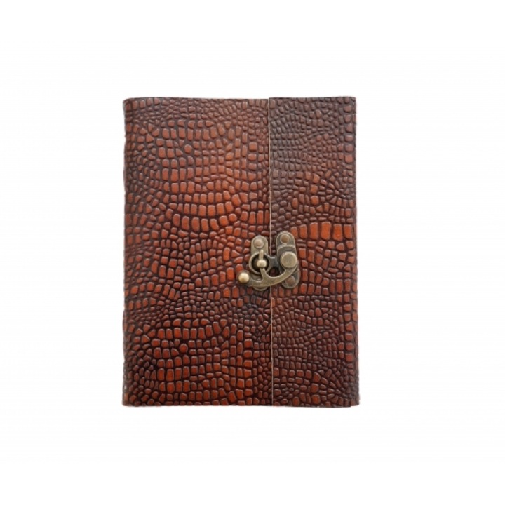 Agenda vintage - maro rosiatic 20x15 cm - Reptila