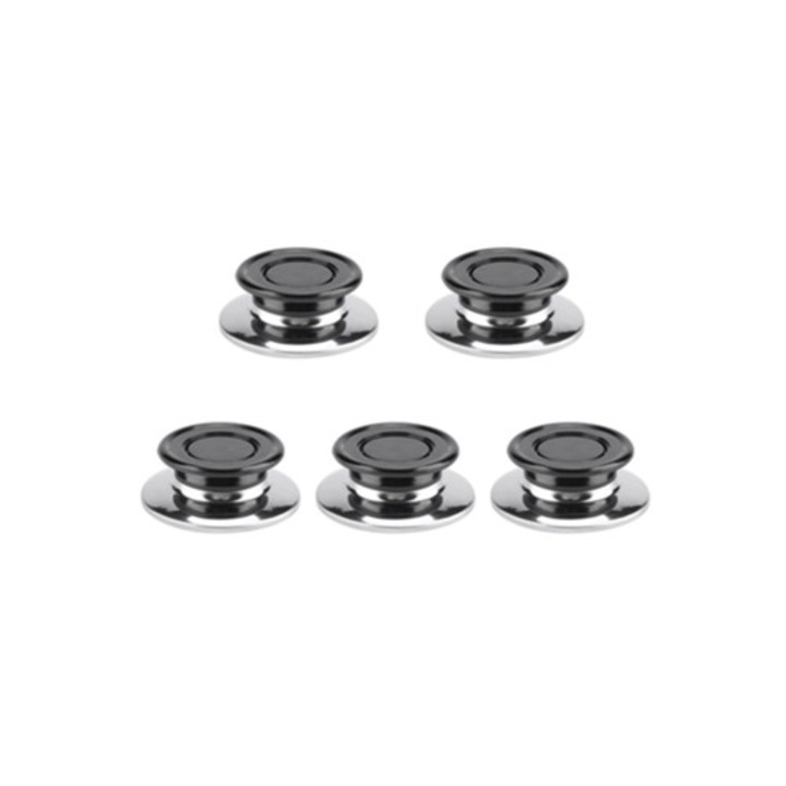 Capace vase pentru gatit, set piese butoane pentru oale, tigai, ceainice, capac, manere, 25x25cm