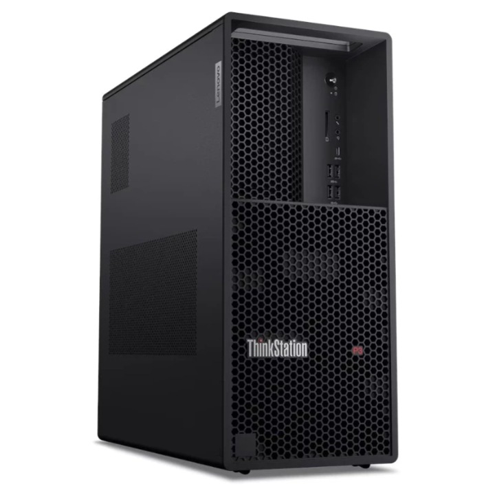 Calculator Sistem PC Lenovo ThinkStation P3 Tower Gen 2, Procesor Intel® Core™ Ultra 7 265K 3.9GHz Arrow Lake, 64GB RAM, 1TB SSD, NVIDIA RTX 2000 Ada Generation @16GB, Windows 11 Pro