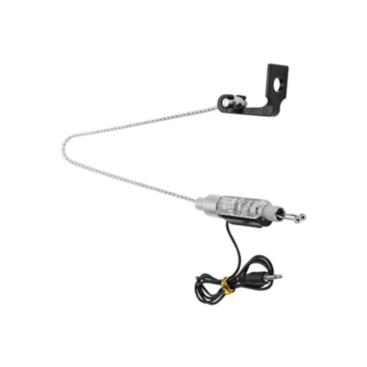 Sistem de semnalizare pescuit, alarma pentru peste cu LED iluminat, cu lant, 20 2613