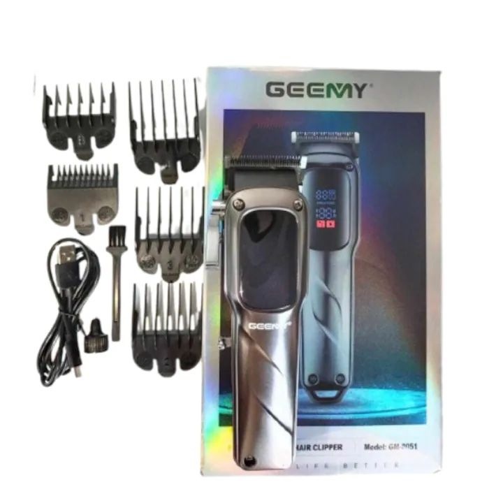 Professzionális hajvágó gép GEEMY, modell: GM-8051-SILVER