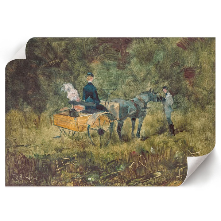 Dekoratív Poszter A1, Wallfluent, Csapda, Zöld, 84 x 59.4 cm, Hálószoba és Nappali, Vászonkép, 010030020390000295044