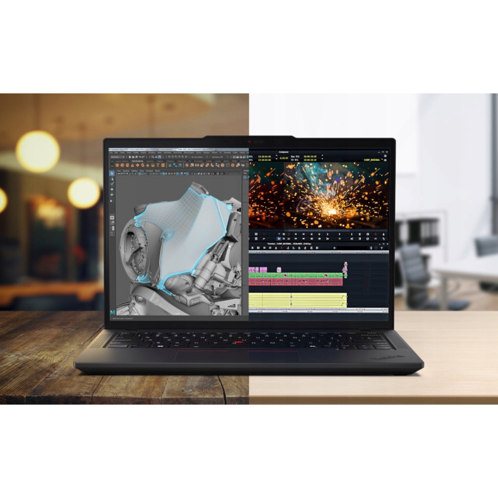 Laptop Lenovo ThinkPad P14s G6, AMD Ryzen AI 9 HX PRO 370, 16GB 2TB SSD, 14" WUXGA 1920x1200 IPS, AMD Radeon 890M, Windows 11 Pro