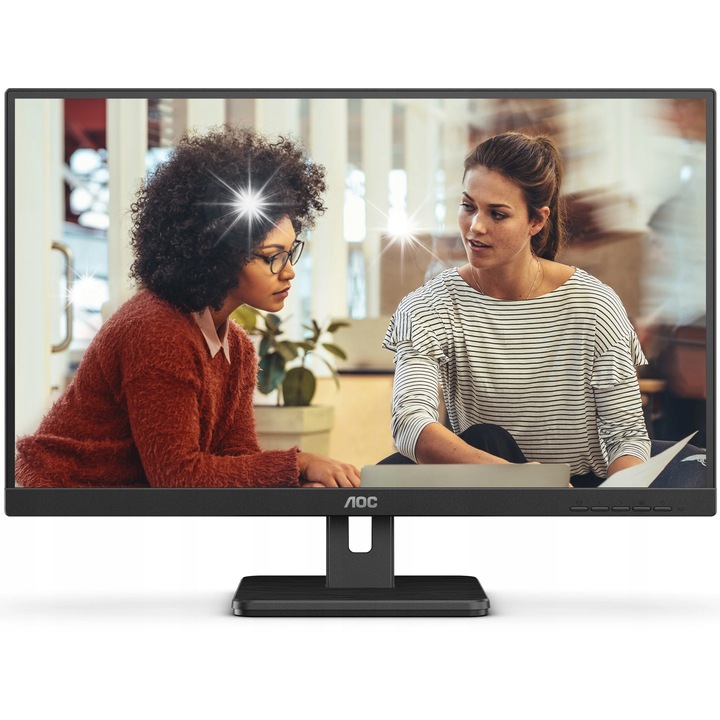 Монитор LED 27" AOC Q27E3UAM, 2560x1440, 75Hz, черен