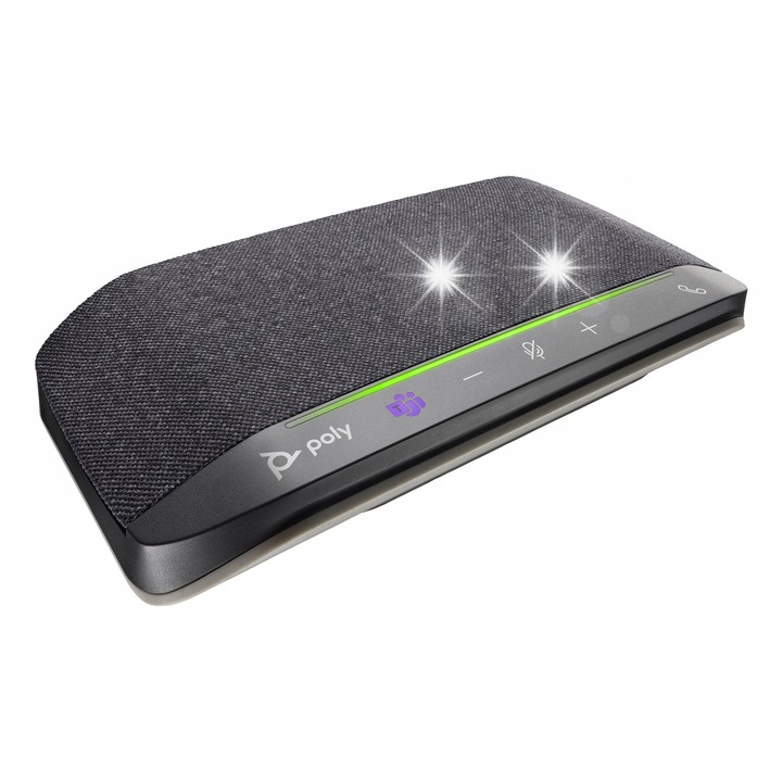 Poly Sync 10 konferencia hangszóró, 2 mikrofon, USB-C, ezüst