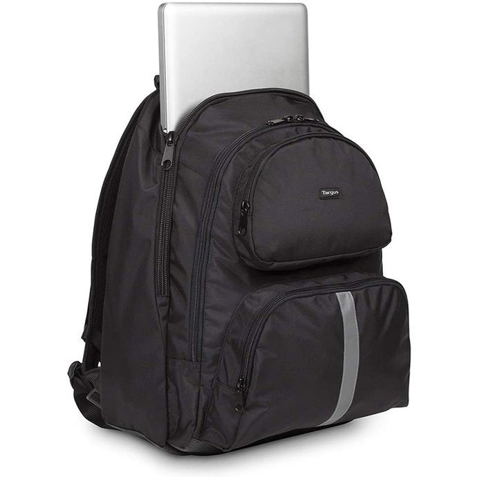 Rucsac laptop Targus Education 15.6", negru-gri, cu elemente de protectie si impermeabilizare