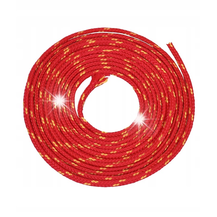 Lina polipropilena impletita 12mm, 30m, rezistenta, rosie
