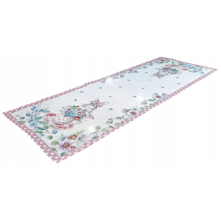 Bieznik gobelin, IRYS, 42x140cm, plamoodpornic, design elegant