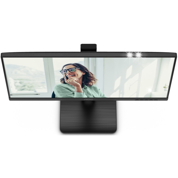 Монитор AOC 24P3CV, 23.8", 1920x1080, 75Hz, черен, с регулиране на височината