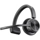 Casti PC Poly Voyager 4310, монофонични, безжични, черни, комплект с Bluetooth адаптер