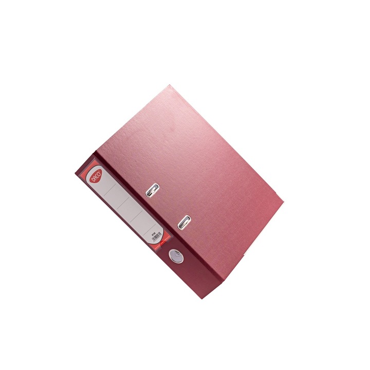 Biblioraft A4, Plastifiat, Cotor 75 mm, Visiniu - Organizare Eficienta DACO sku11
