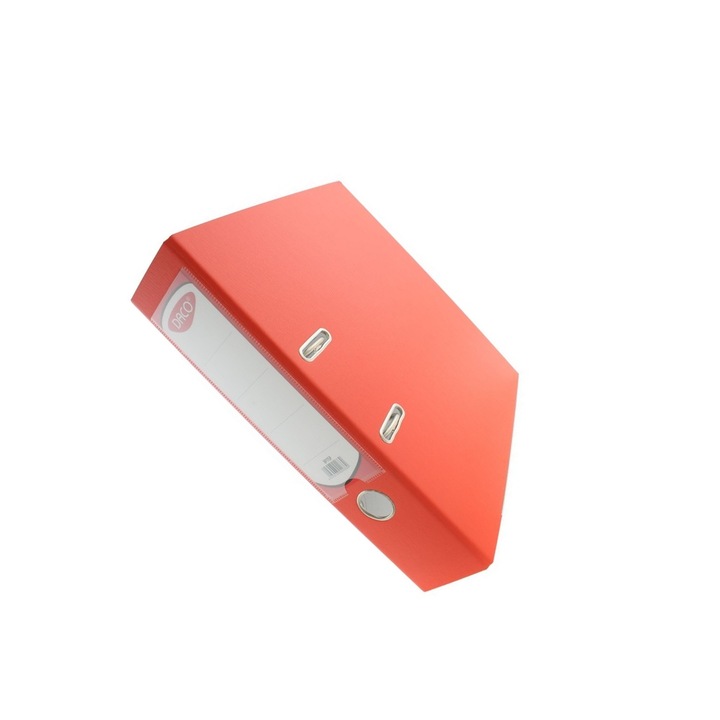 Biblioraft A4, Plastifiat, Cotor 75 mm, Portocaliu DACO sku11