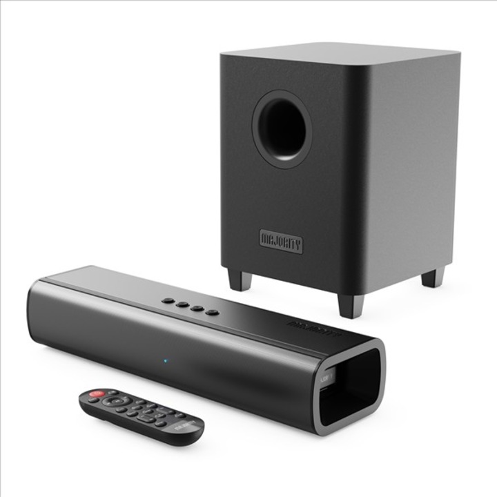 Soundbar Majority Naga 40 Plus, 40W, Bluetooth, Negru
