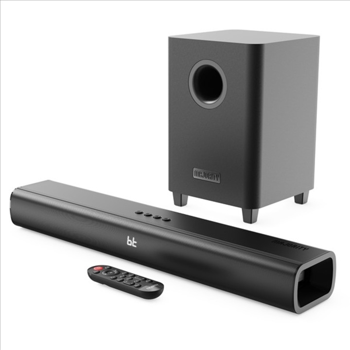 Саундбар Majority Naga 60 Plus, 60W, Bluetooth, Черен