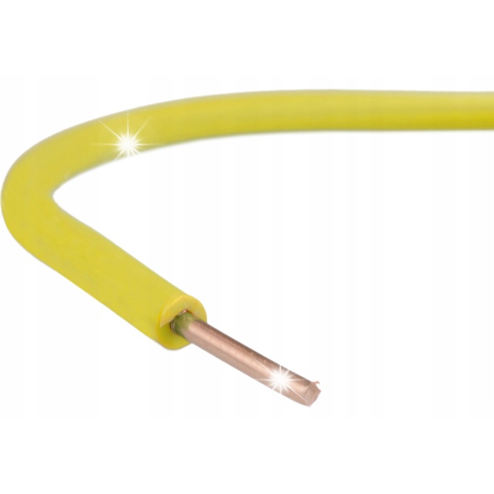 Cabluri electrice DY 1,5mm2, ELEKTROKABEL, 100m, 450/750V, galben