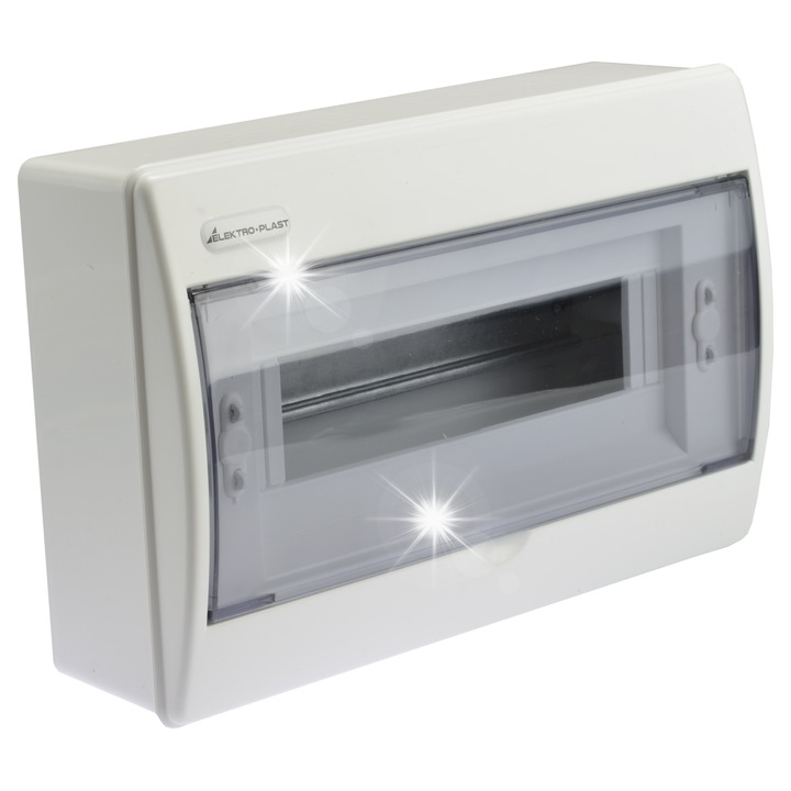 Elektromos elosztótáblák, Elektro-Plast, elosztó 1x12, N+PE, 311x205x95mm