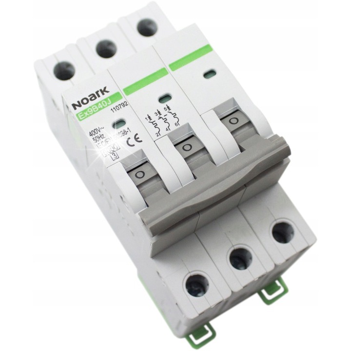 Siguranta electrica, NOARK, intrerupator de supratensiune 3-faza C16A, 230V, 3 module, slim