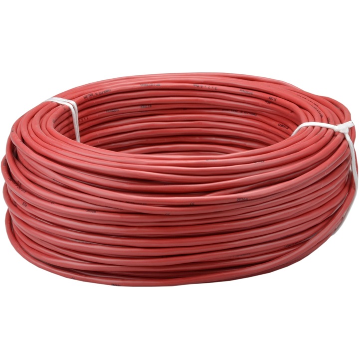 Cabluri electrice BITNER, YnTKSYekw, 4x2x0,08mm, rosu, 100m