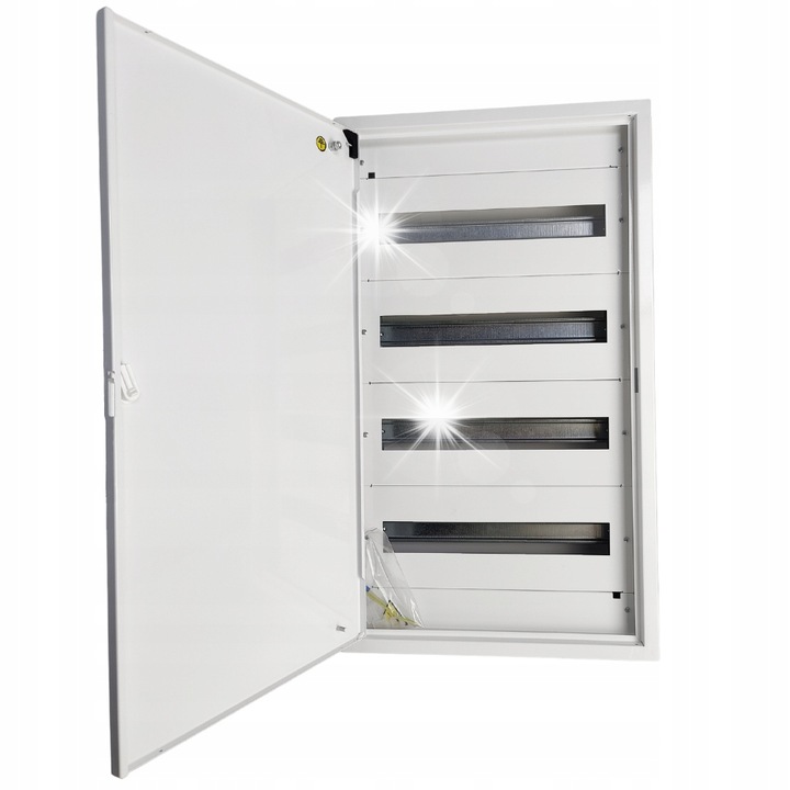 Tablouri electrice Doktorvolt, rozdzielnica metalica natynkowa, 4 randuri, 72 module, RAL9003, 755x436x130mm