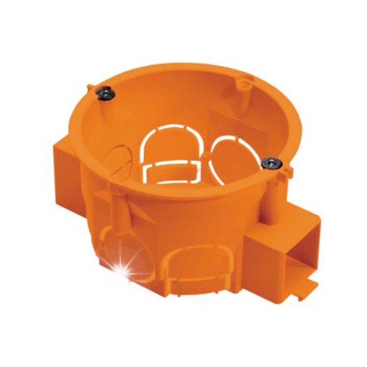 Pusca instalare sub tencuiala FI-60, Pawbol, portocalie, 46mm, set 2 bucati