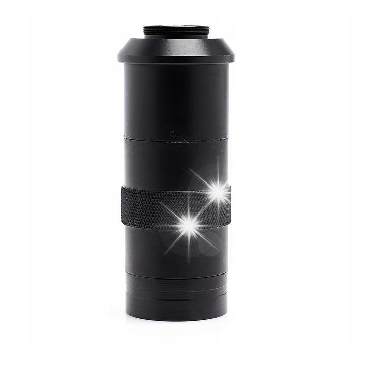 Дигитален микроскоп C-Mount Zoom 100x, висококачествена оптика, 5,6x3,1mm - 40x22mm, 43,7mm