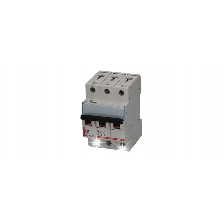 Legrand TX3 megszakító 3P B10A 403400, 3 modul, 10A, 230/400V AC, fekete színű
