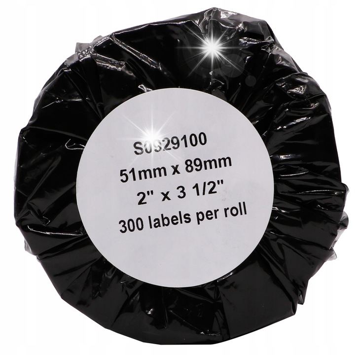 Öntapadós címkék, 51x89mm, 300 db, fehér, DYMO LW nyomtatókhoz