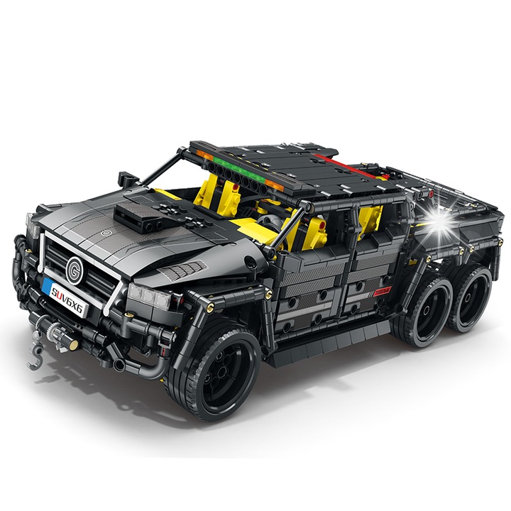 Set de constructie Reobrix 1:10 G700 Static, 2162 piese, SUV Mercedes, 42.4x16x12.3cm