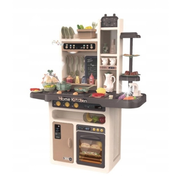 Bucatarie multifunctionala pentru copii, Pan i Pani Gadzet, 65 accesorii, efecte sonore, 71x28,5x93,5cm