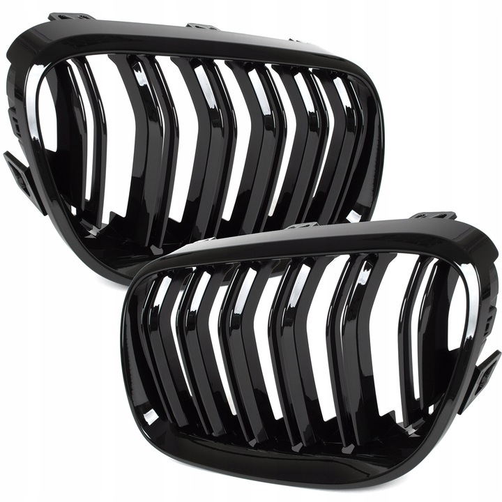 Grill fata BMW 3 E92 E93, negru mat, set montaj plug and play