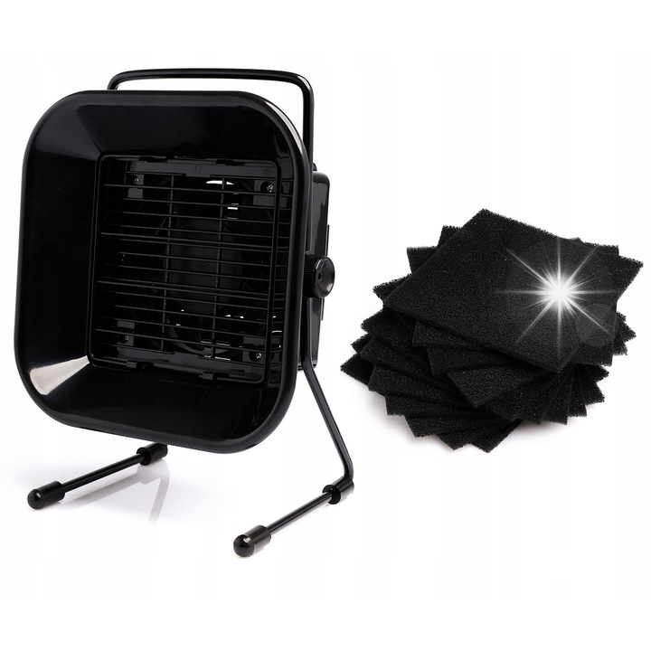 Techrebal légtisztító, szervizelhető, 11 szűrő, 220x290x150mm, 16W, 230V AC