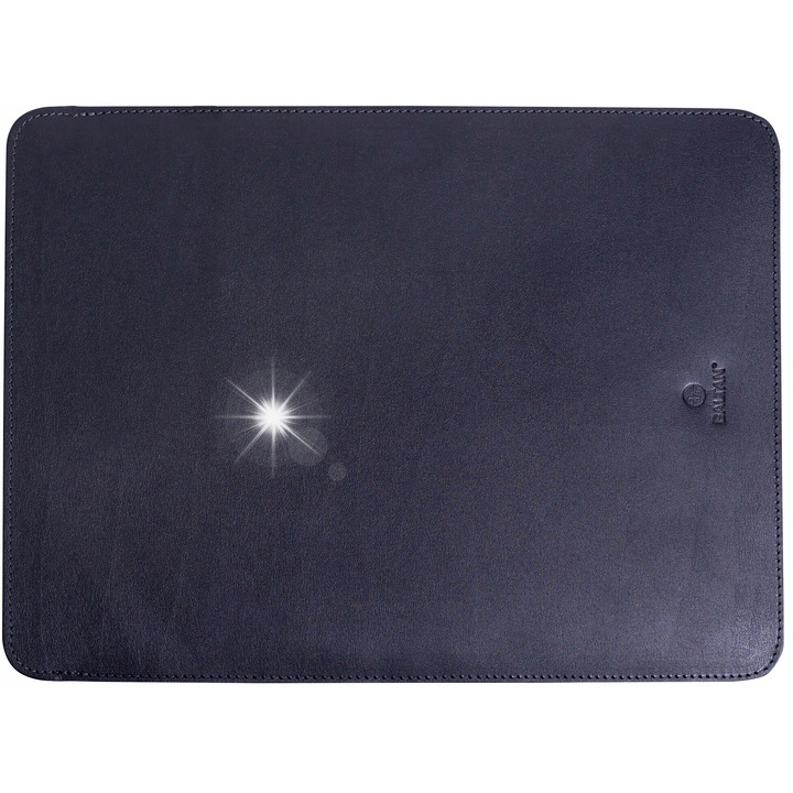Калъф за лаптоп Baltan за MacBook Air 15, естествена кожа, водоустойчив, черен