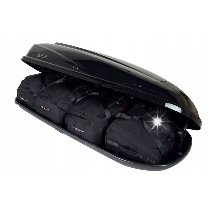 Set de 4 torbe KJUST pentru boks Modula Travel Easy, rezistente la intemperii, 1680D, multicolor