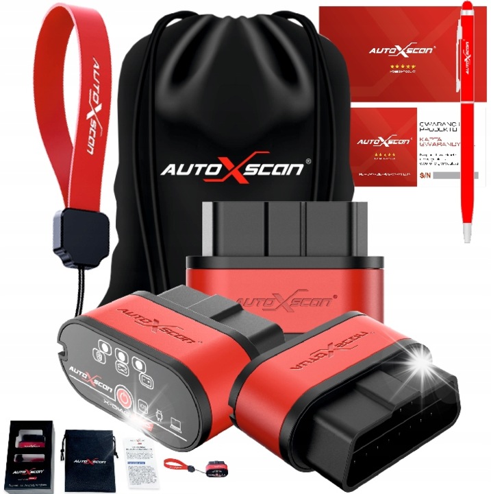 Tester diagnostic SCANDIAG OBDII/EOBD, AutoXscan, functii avansate, set complet