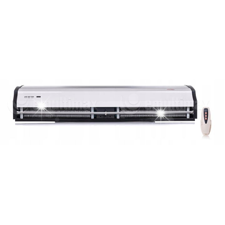 Warmtec WRMS06+ elektromos hőlégfúvó, 6kW, 90cm, pilótafénnyel és ajtóérzékelővel