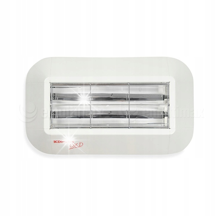 Dimplex QXD 1500 halogén fűtőtest, 1 lámpa, 1,5 kW, fehér, 25,6x44x7cm