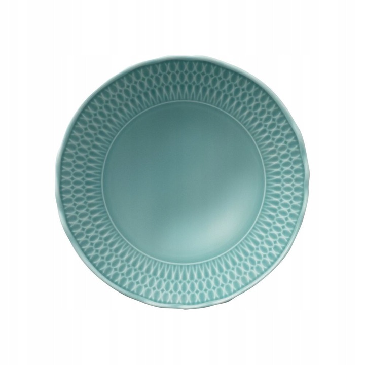 Salátatál Cmielow Sofia 26x6cm türkiz porcelán