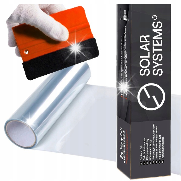 Folie Oprotectoare pentru Lampi, 30x200cm, Termoplastica, Rezistenta la Uzura, Set de Montaj